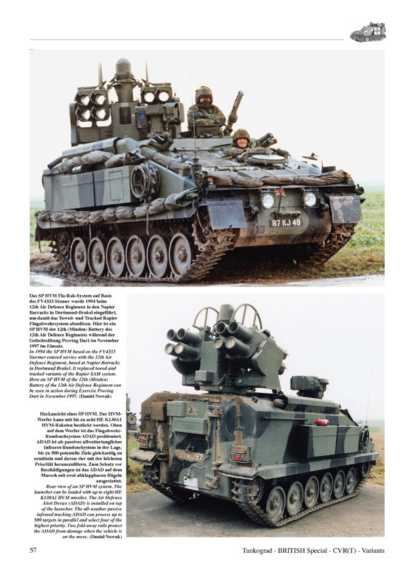 Tankograd 9034 CVR(T) Variants Book Tankograd