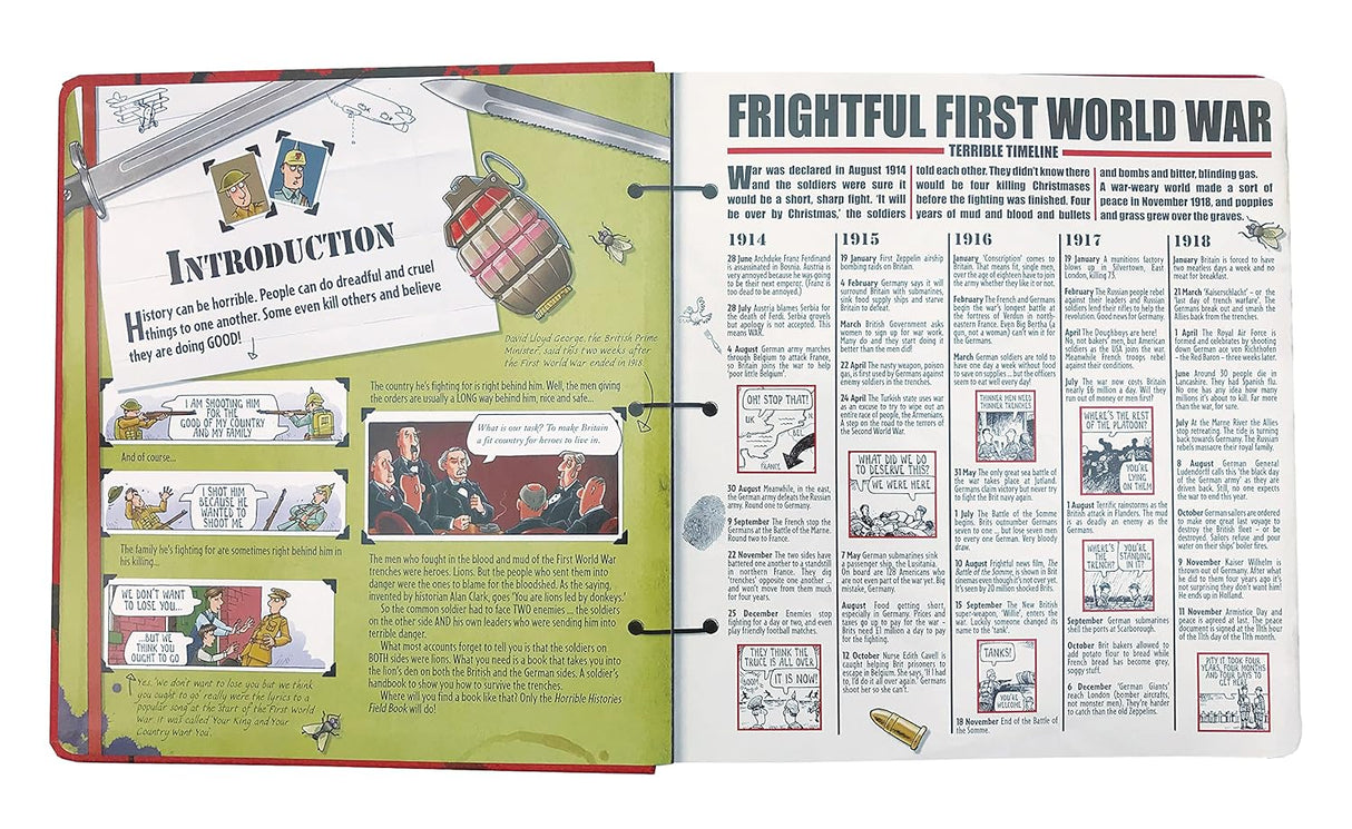 Horrible Histories, Terrible Trenches Field Book Book Boon Books