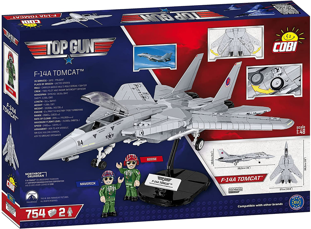 Cobi Top Gun F-14 Tomcat Set Brick Model Kit Cobi