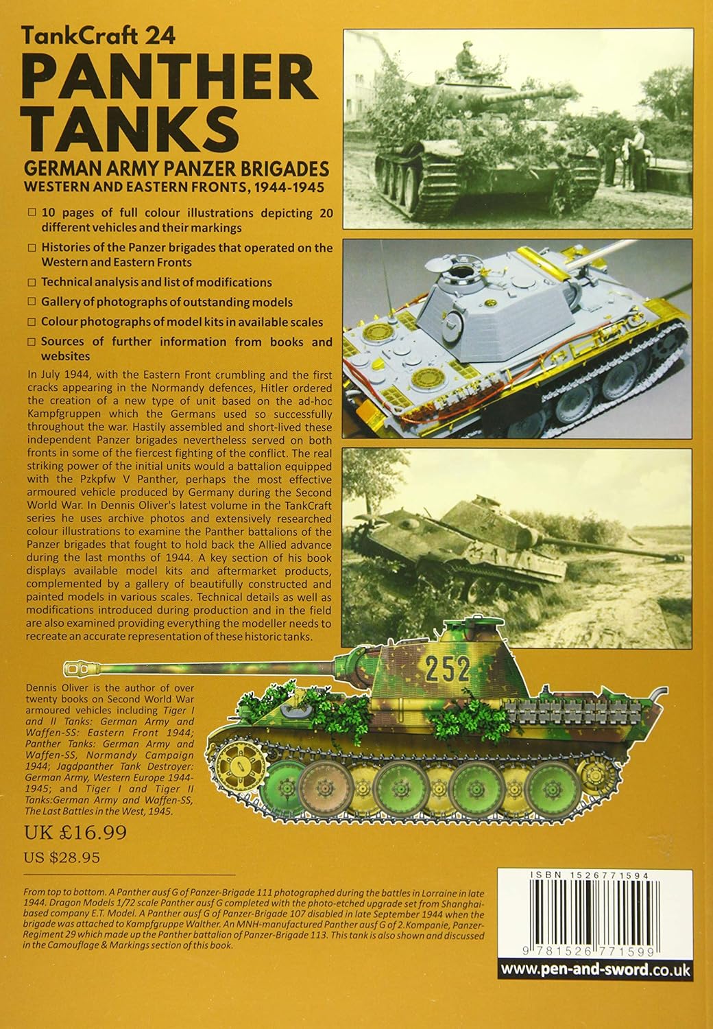 Panther Tanks: German Army Panzer Brigades Book Bestsellers Direct Ltd