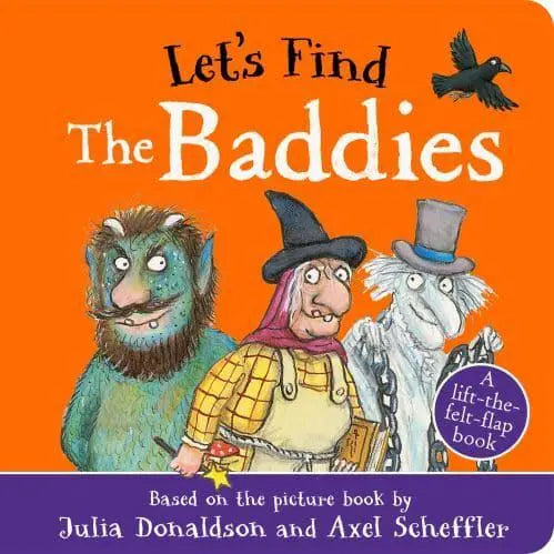 Let's Find The Baddies - A Lift The Flap Felt Book Book House of Marbles