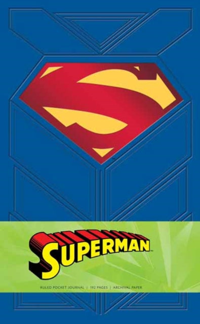 Superman Ruled Pocket Journal Stationery 66 Books