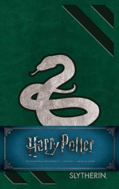 Harry Potter: Slytherin Ruled Pocket Journal Hardback