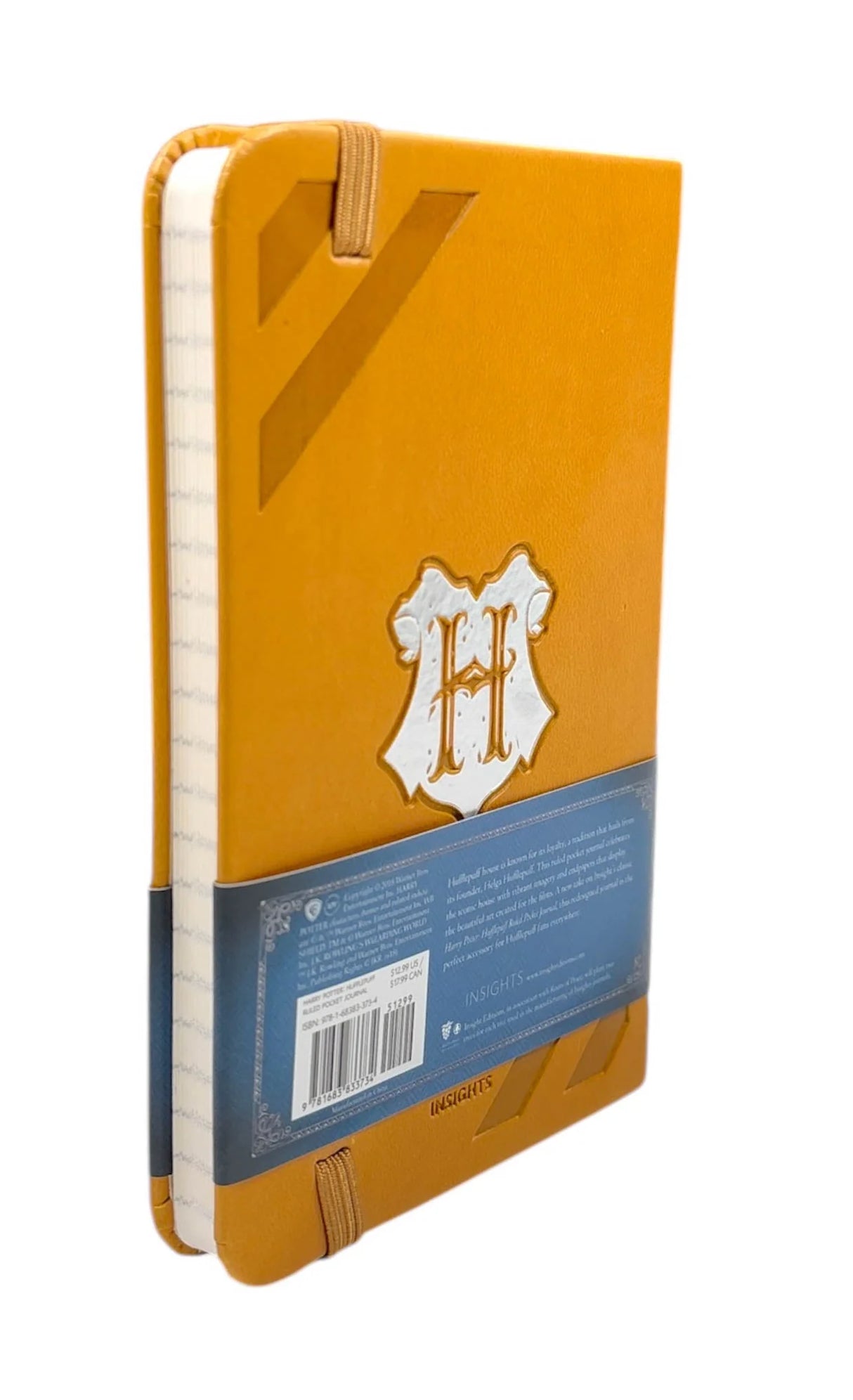 Harry Potter: Hufflepuff Ruled Hardcover Pocket Journal Stationery 66 Books