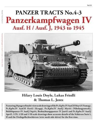 Panzer Tracts No4-3 Panzerkampfwagen IV Book Gardners