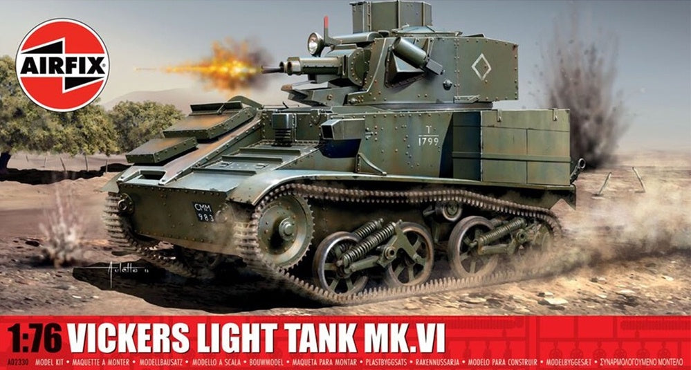Airfix 1:76 Vickers Light Tank Mk.VI, A/B/C