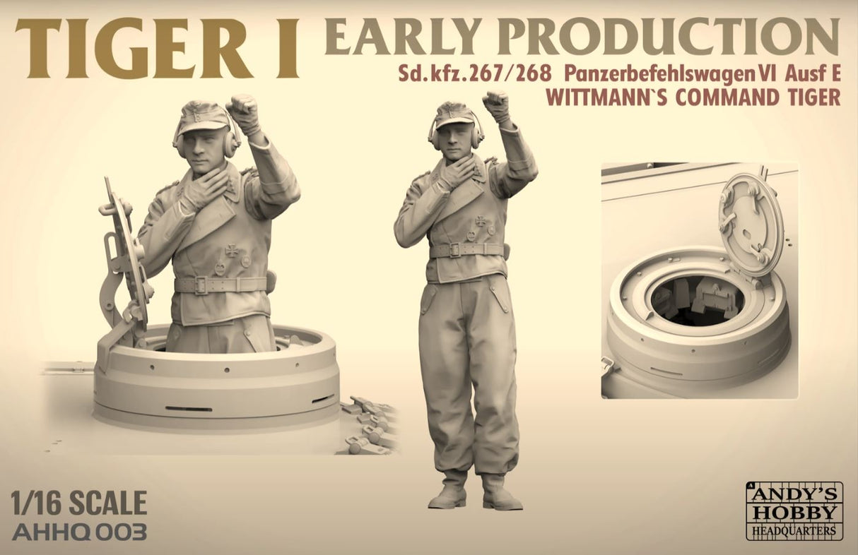 Takom 1/16 Tiger 1 Tank Ausf E Early Production "Andy’s Hobby HQ" Scale Model Takom
