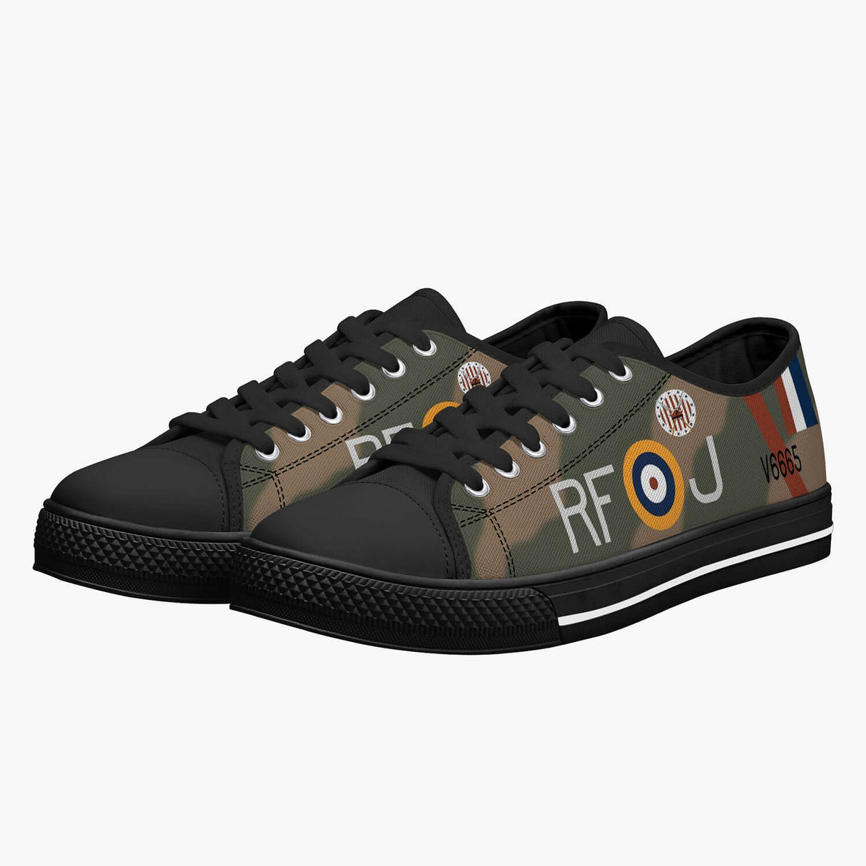 Hurricane RJ-F Low Top Canvas Trainer Footwear I Love A Hanger