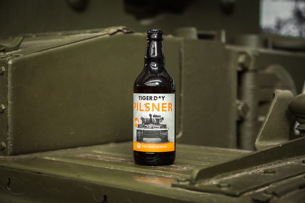 Tank Museum Beer Drink Piddle Tiger Day Pilsner Without Glass