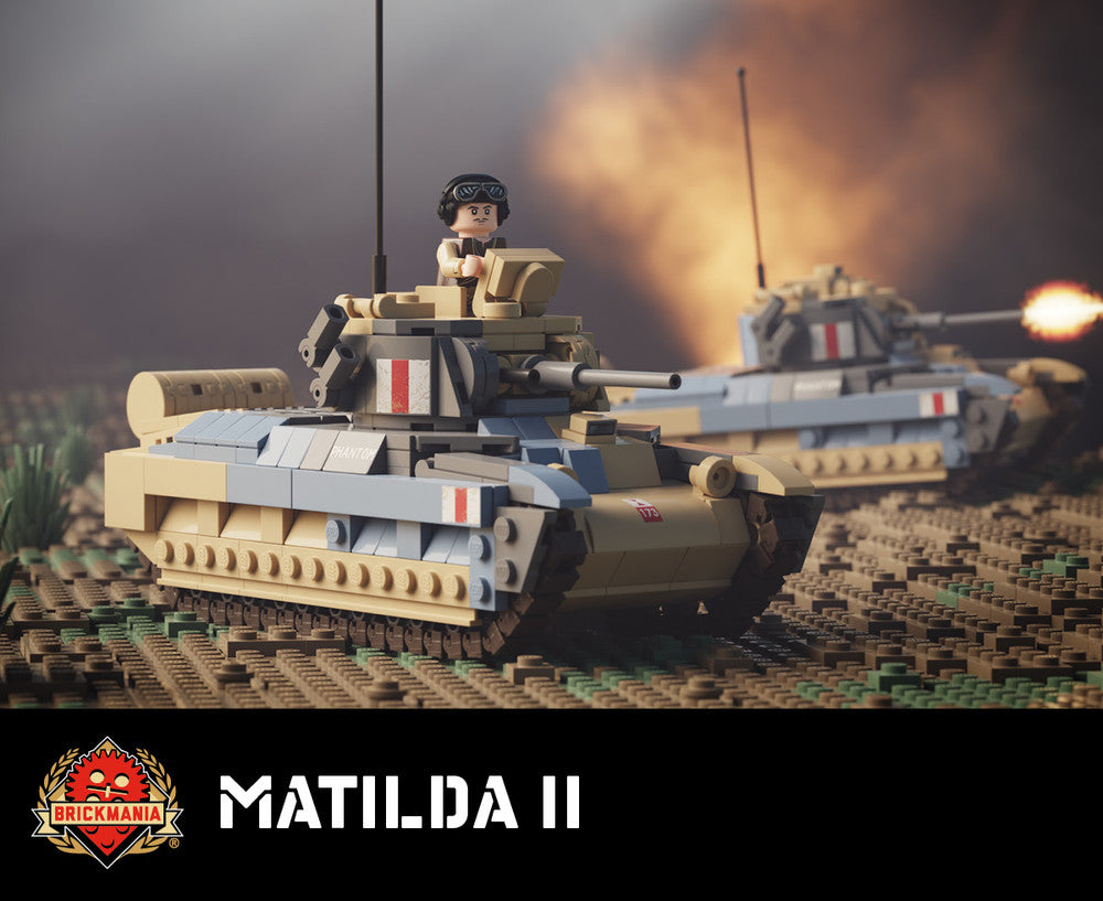 Brickmania 1/35 Scale Matilda II (weight, WORM) Brick Model Kit Brickmania