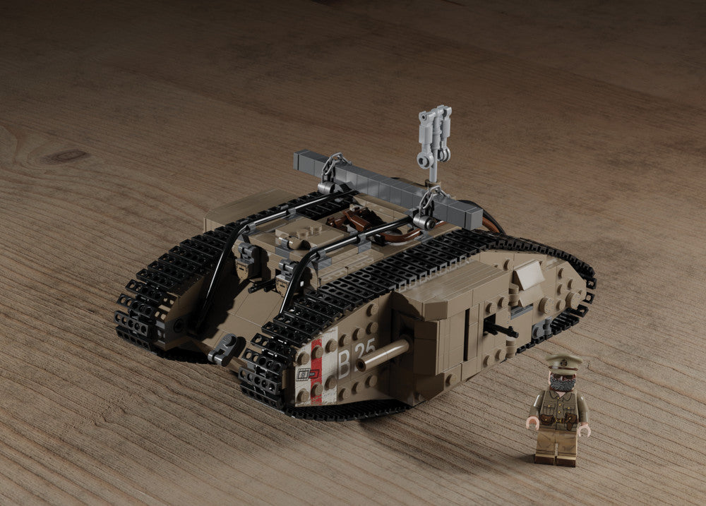 Brickmania 1/35 Scale Mark V tank (weight, WORM) Brick Model Kit Brickmania