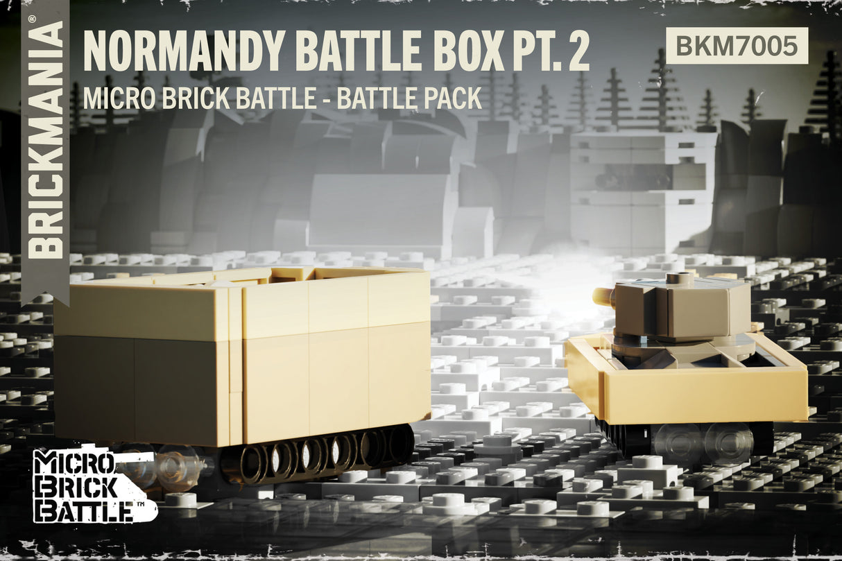 Brickmania: Normandy Battle Box Part 2 Brick Model Kit Brickmania