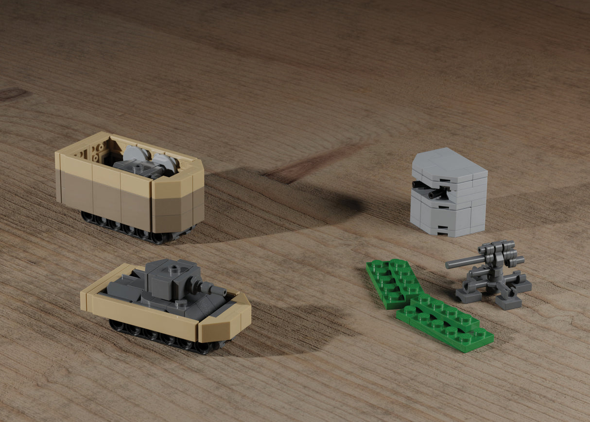 Brickmania: Normandy Battle Box Part 2 Brick Model Kit Brickmania