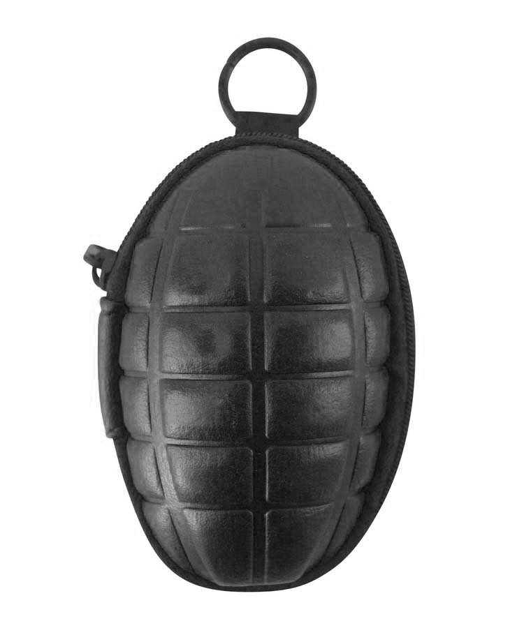 Grenade Pouch Wallet – Black Wallet Kombat