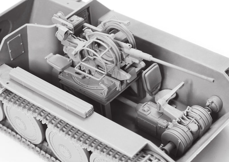 Dragon 1/35 Bergepanzer 38(t) Hetzer mit 2cm Flak 38 w/interior CHECK Kits Dragon