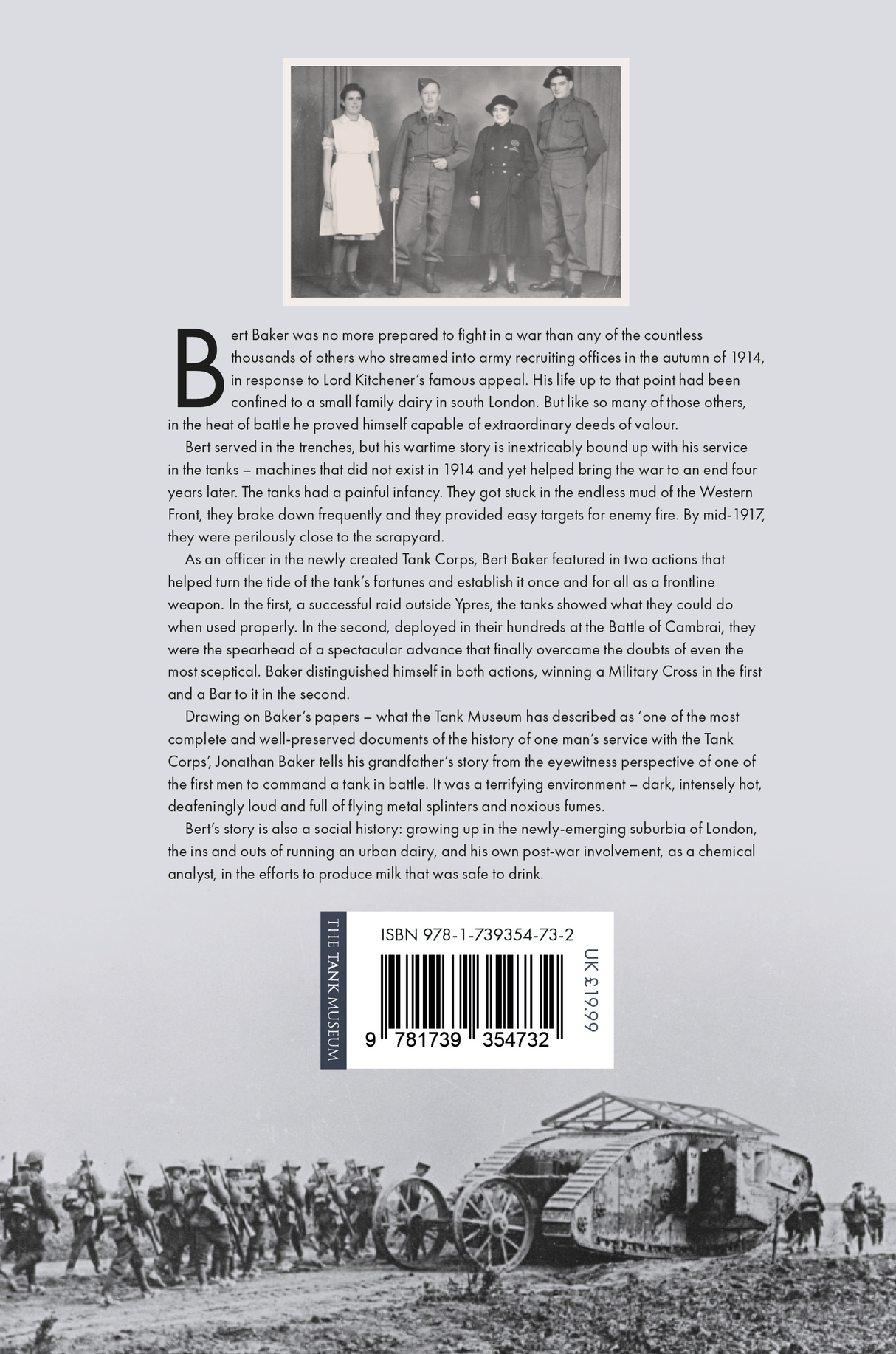 Tank Man - The Life and Times of Captain Bert Baker Book TM Publications