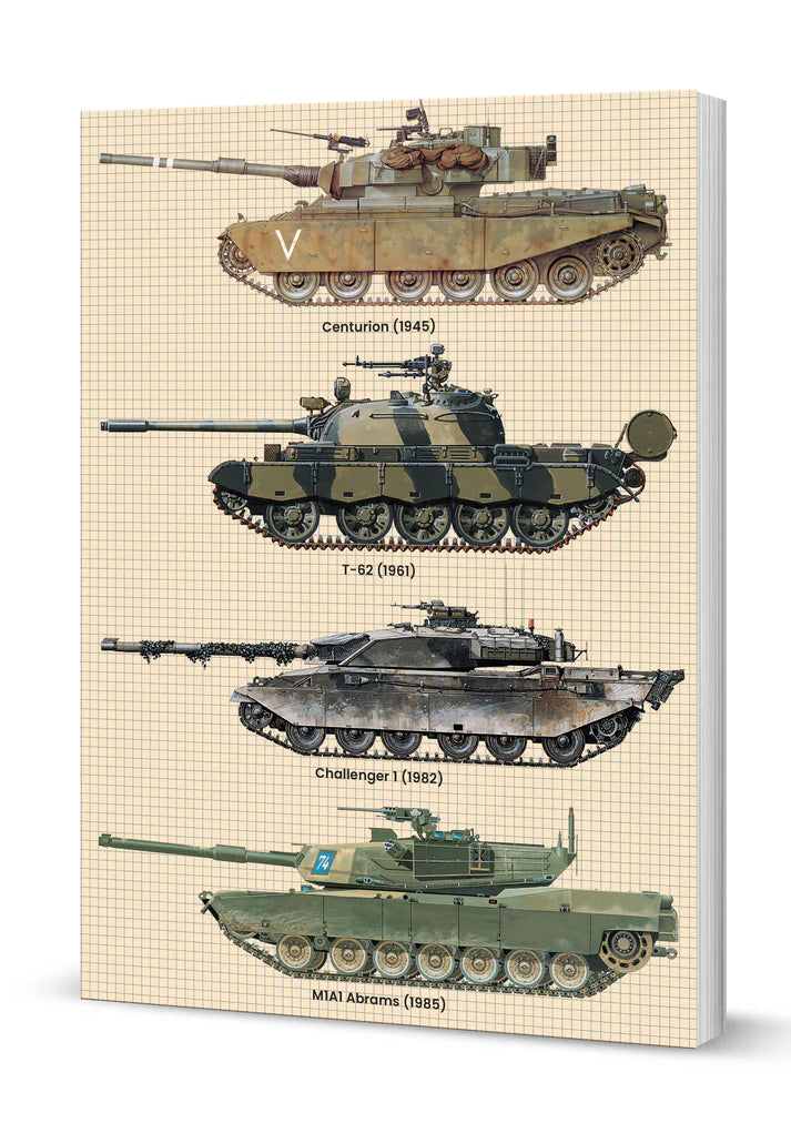 Tanks Paperback Notebook Stationery Coach House