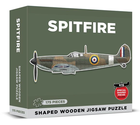 Spitfire Shaped Wooden Puzzle Jigsaw Puzzle Coach House