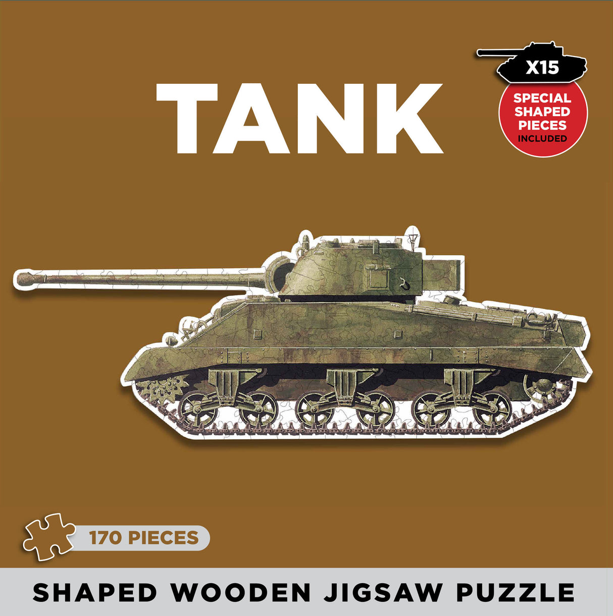 Tank Wooden Shaped Jigsaw Jigsaw Puzzle Coach House