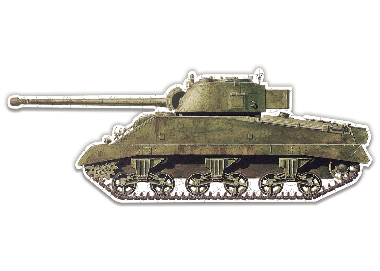 Tank Wooden Shaped Jigsaw Jigsaw Puzzle Coach House