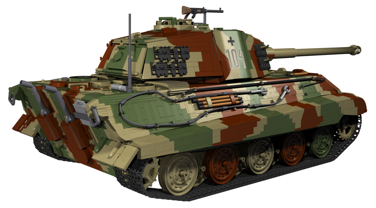 Cobi 1/12 Scale Tiger II Konigstiger Brick Model Kit Cobi