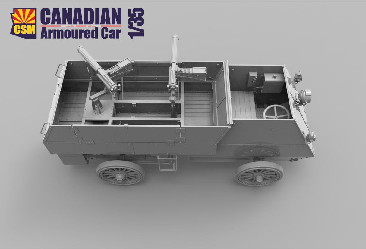 CSM 1/35 Scale Canadian Armoured MG Car Scale Model CSM