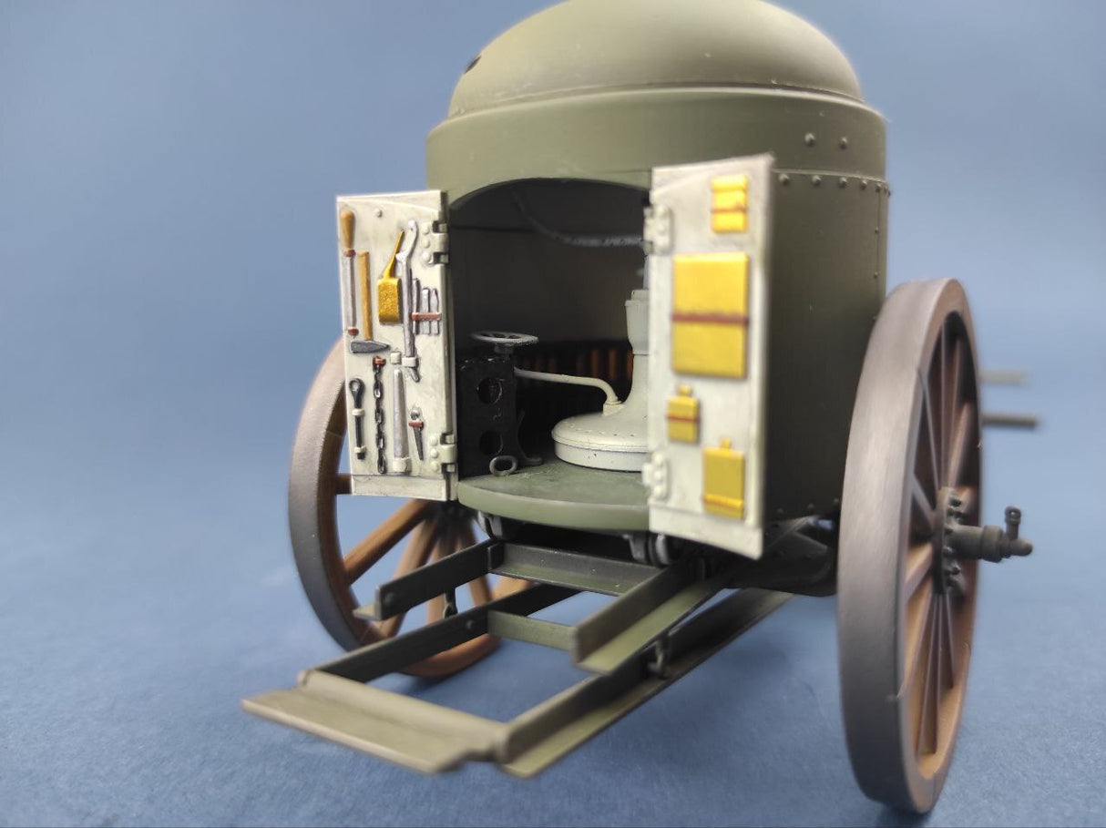 CSM 1/35 Scale German 5.3cm Gruson Fahrpanzer Scale Model CSM