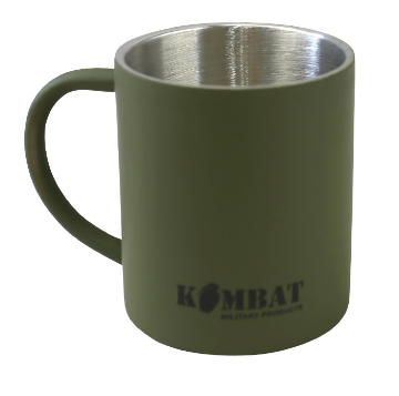 Stainless Steel Mug 330ml - Olive Green Mug Kombat