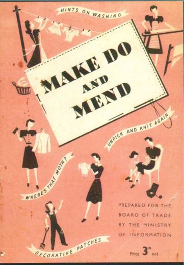Postcard - Make Do & Mend Postcard The Memorabilia Pack Co