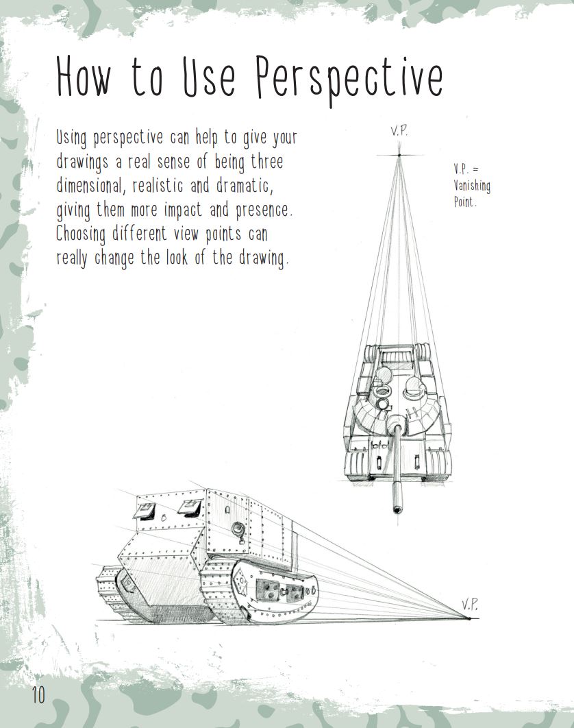 The Tank Museum's Guide to How to Draw Tanks Book TM Publications