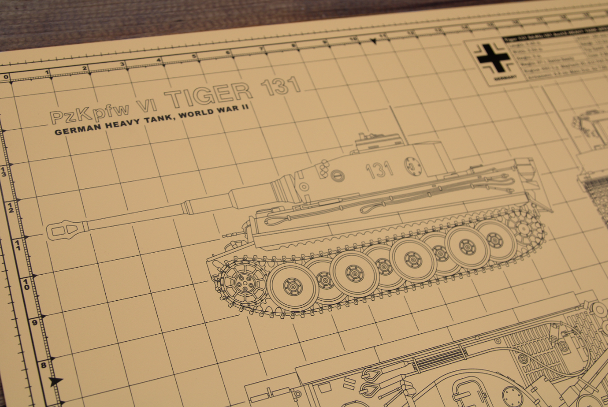 Tiger 131 Pro Modeller Mat Model Accessories Tankraft