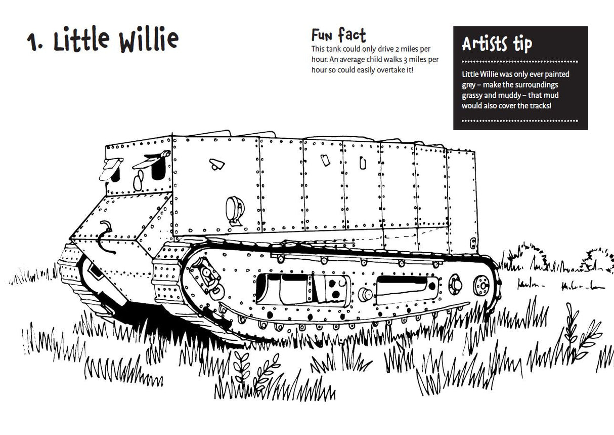 The Tank Museum Colouring Book Book TM Publications