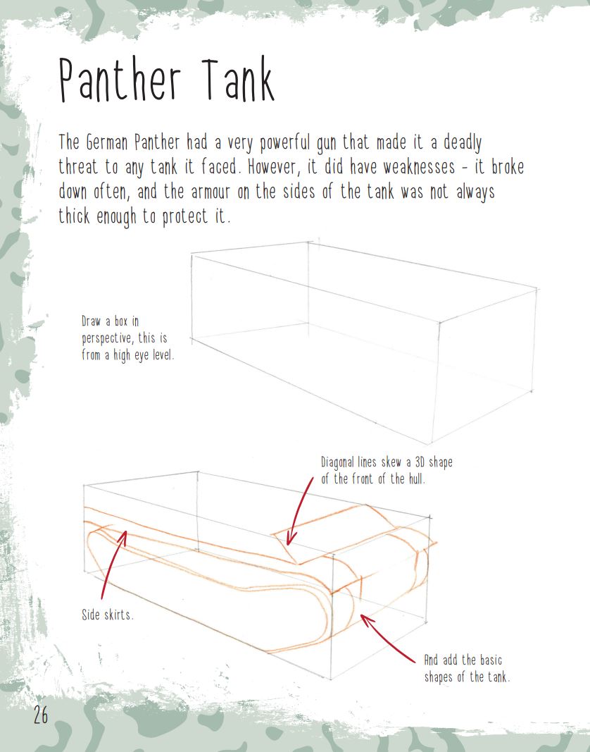The Tank Museum's Guide to How to Draw Tanks Book TM Publications