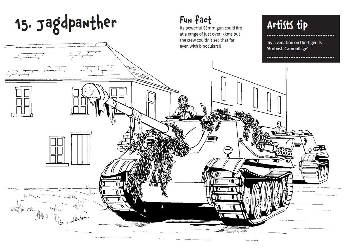 The Tank Museum Colouring Book Book TM Publications