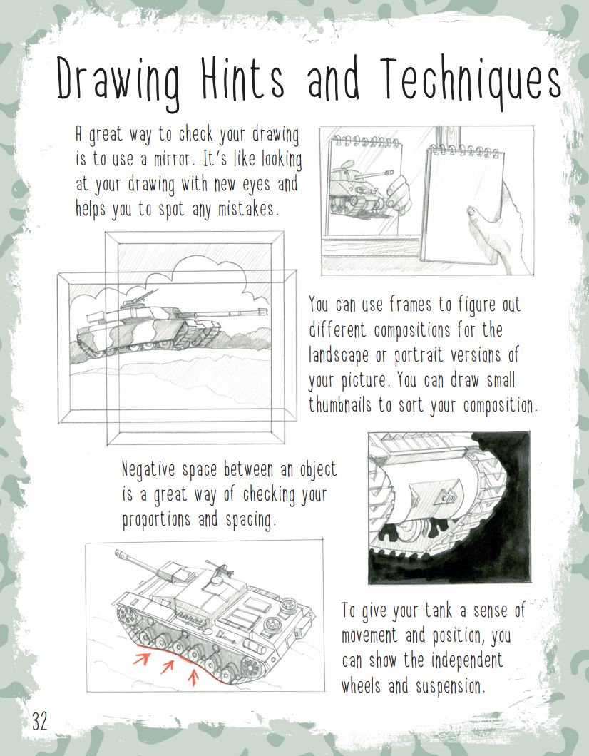 The Tank Museum's Guide to How to Draw Tanks Book TM Publications