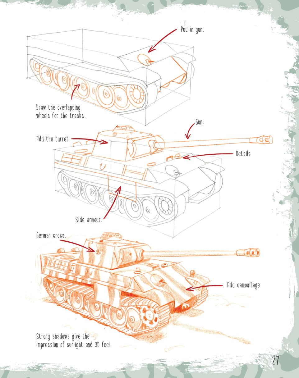 The Tank Museum's Guide to How to Draw Tanks Book TM Publications