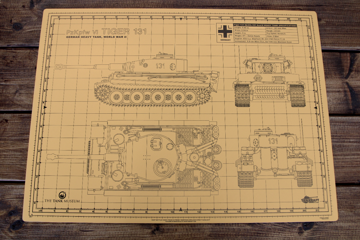 Tiger 131 Pro Modeller Mat Model Accessories Tankraft