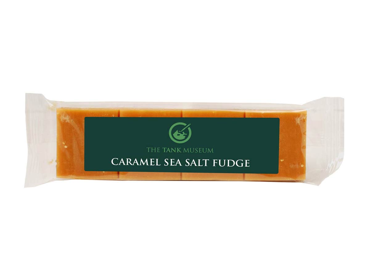 Caramel Sea Salt Fudge Bar Food Farrah's