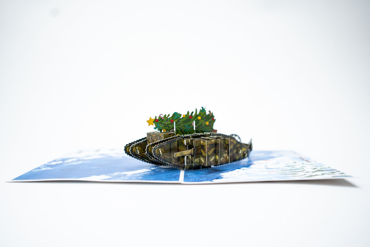 The Tank Museum Christmas Pop Up Greetings Card