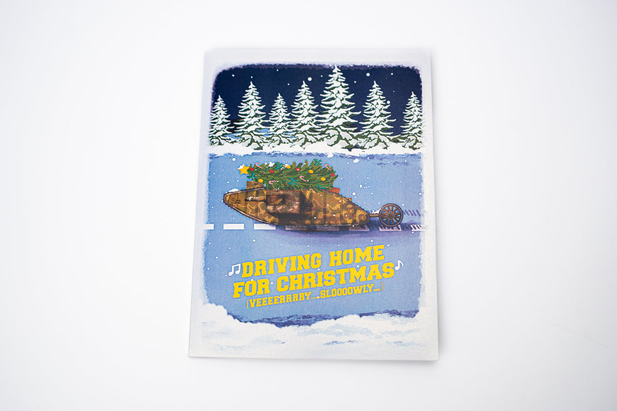The Tank Museum Christmas Pop Up Greetings Card