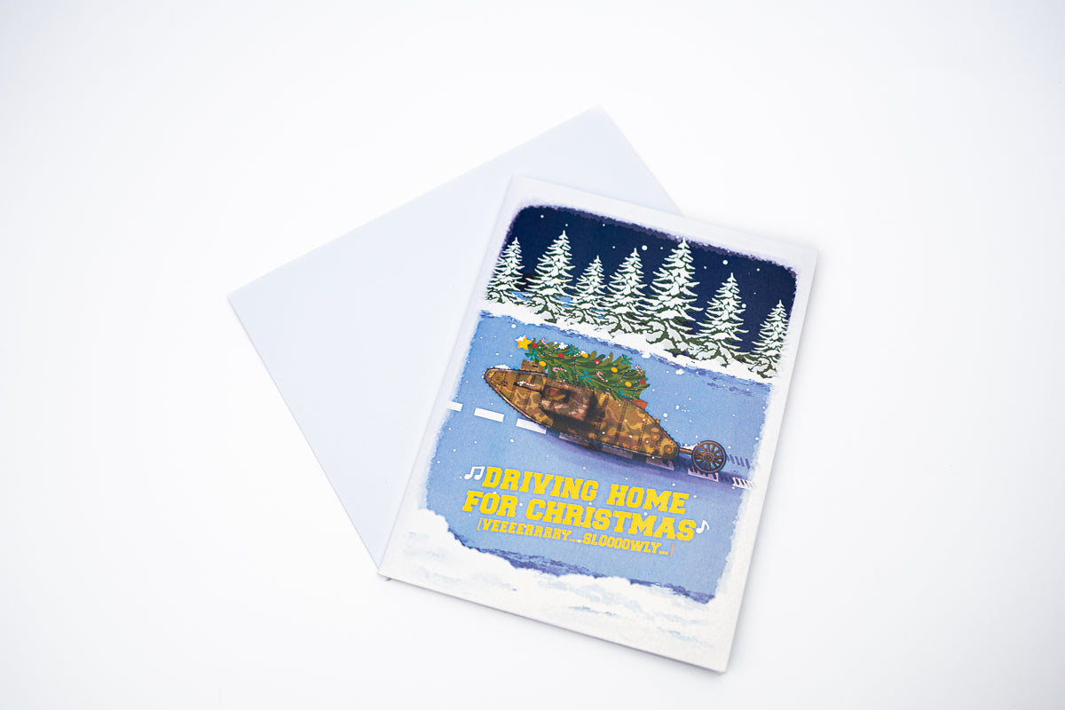 The Tank Museum Christmas Pop Up Greetings Card