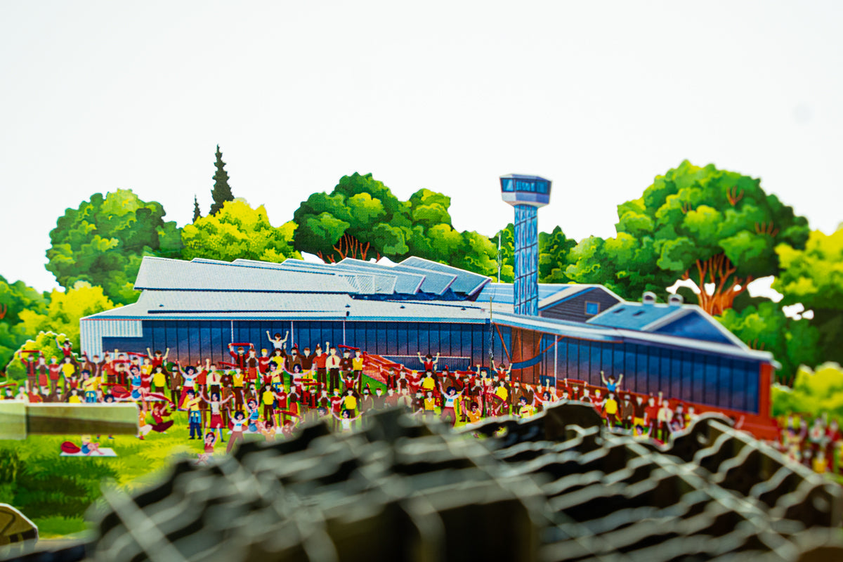 The Tank Museum Tank Arena Pop Up Greetings Card