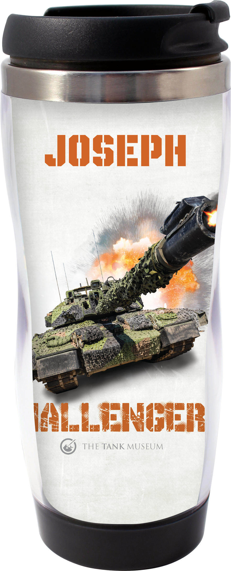 Challenger 2 Personalised Travel Mug