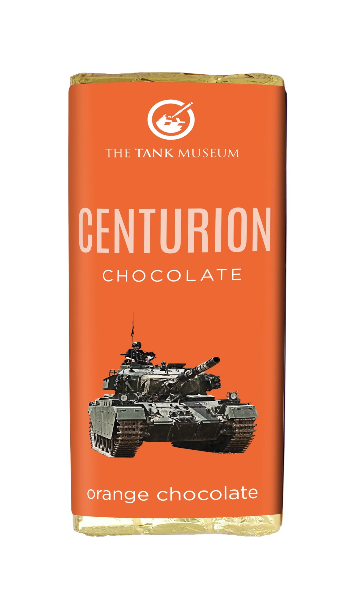 Luxury Tank Museum Chocolate Food Farrah's Luxury Orange Chocolate Bar - Centurion