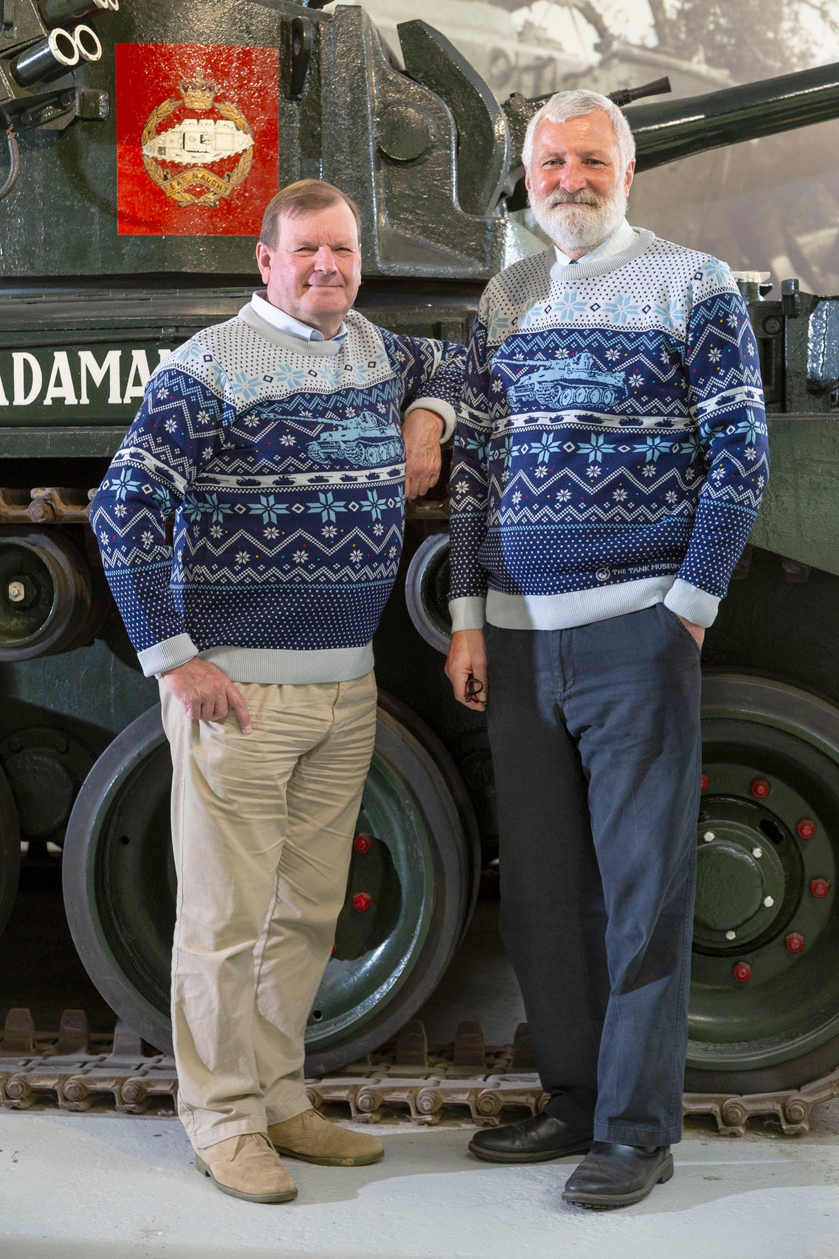 2024 Tank Museum Knitted Christmas Jumper Jumper AAA Ltd