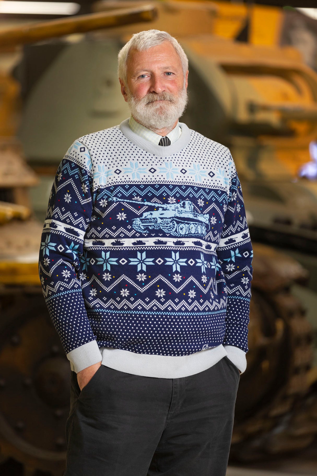 2024 Tank Museum Knitted Christmas Jumper Jumper AAA Ltd