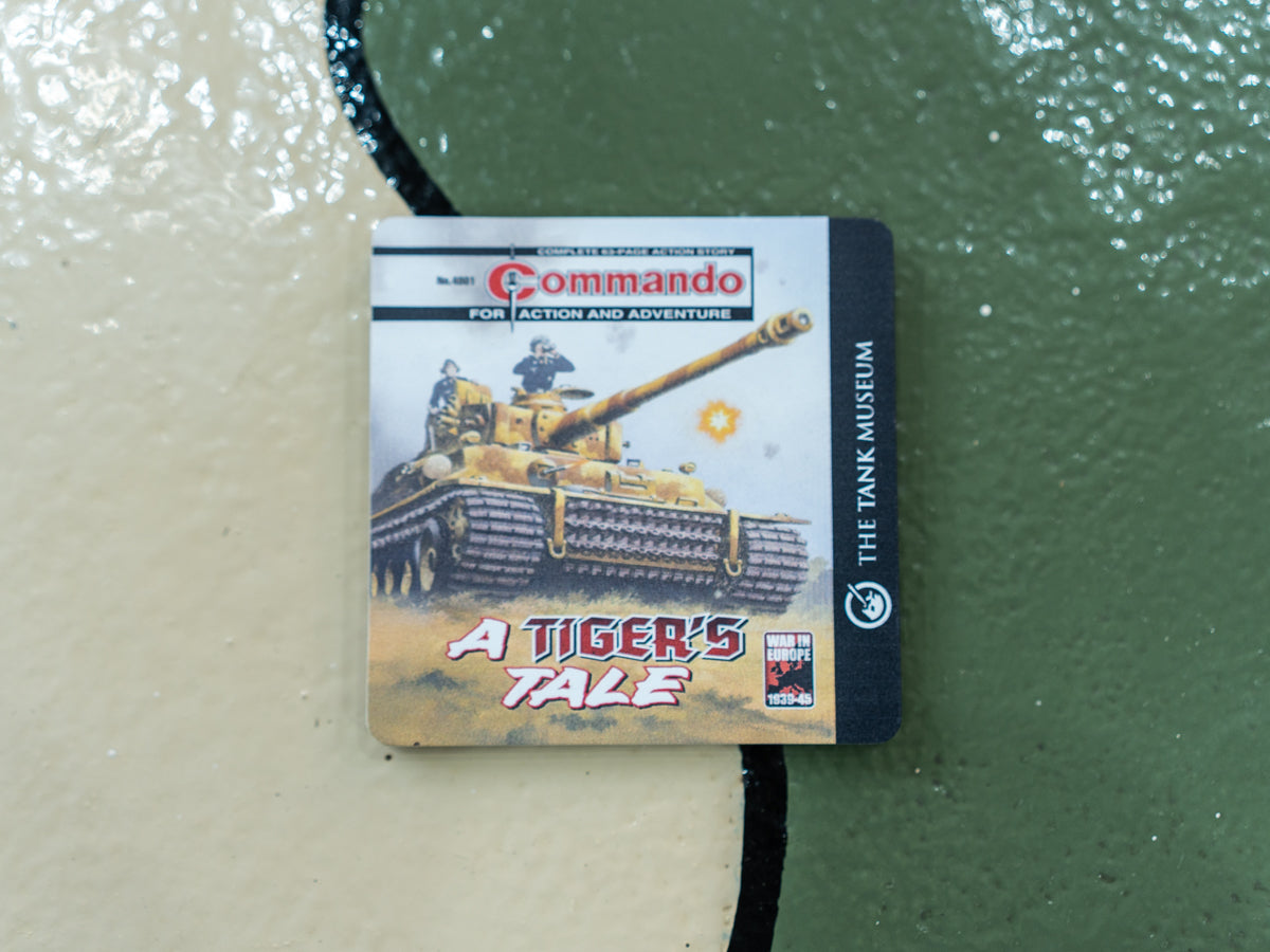 Commando Comics A Tigers Tale Coaster Coaster The Original Metal Sign Co