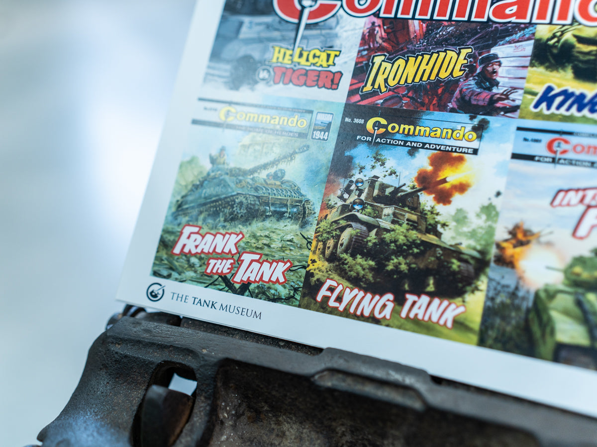 Commando Comics Classic Tank Covers Print Wall Art Star Editions