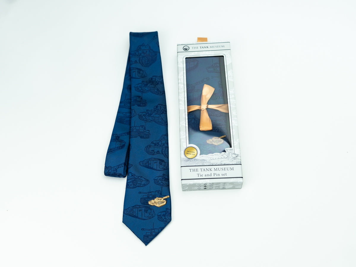Tank Tie and Pin Badge Tie AAA Ltd