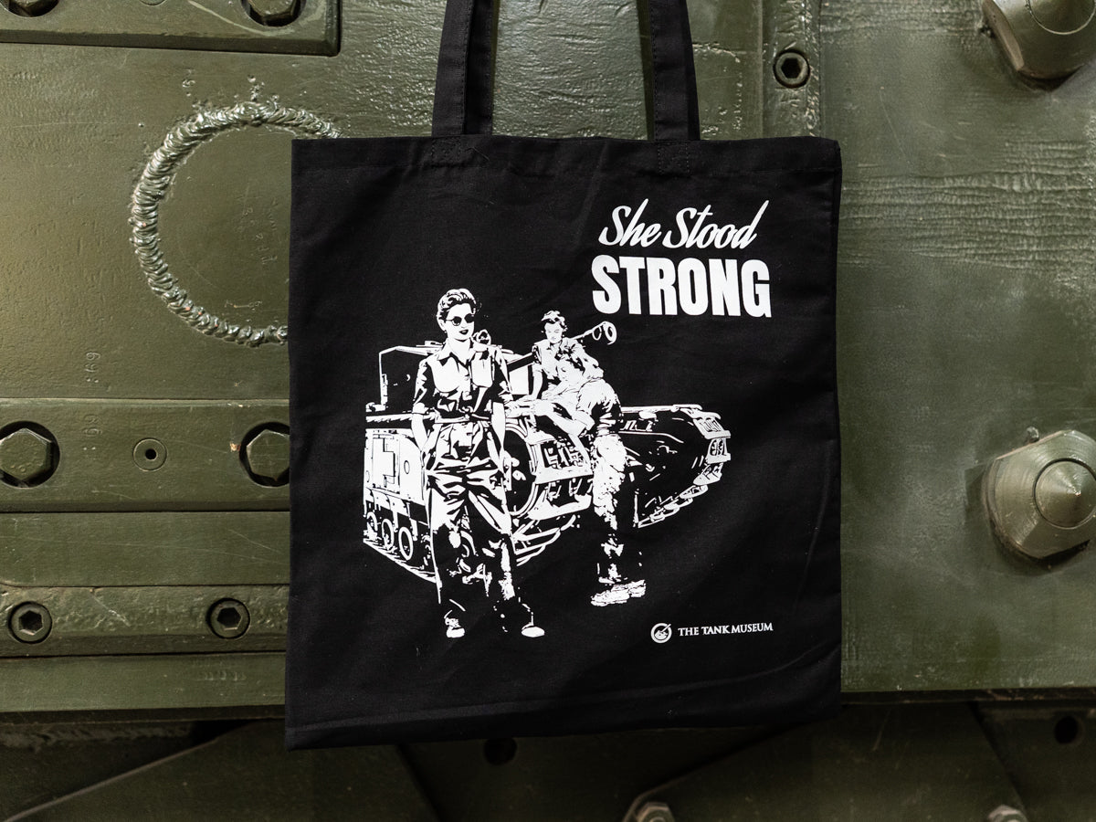 Women In Warfare 'She Stood Strong' Canvas Bag Bag AJ Promotions